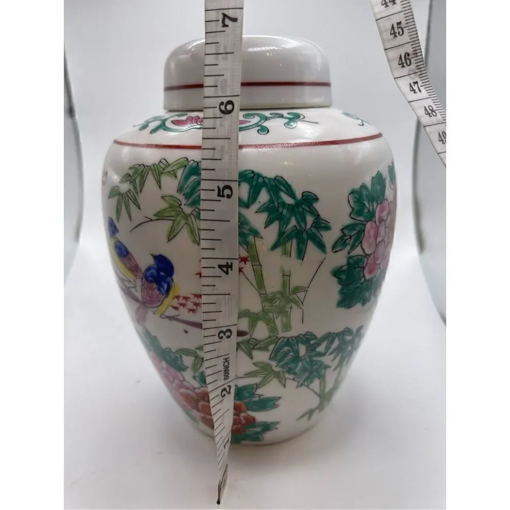 Ginger Jar vintage oriental birds floral